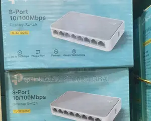 Tp-Link 8-Port 10/100mbps Desktop Switch TL-SF1008D