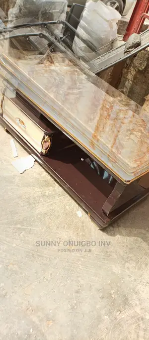 Brown Royal Marble Center Table