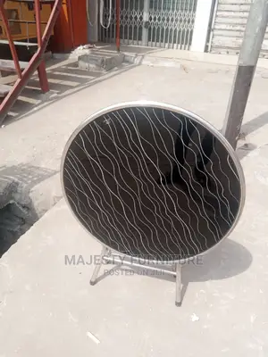 Folding Glass Table
