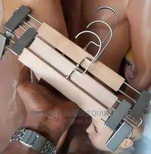 Wooden Hangers With Clips