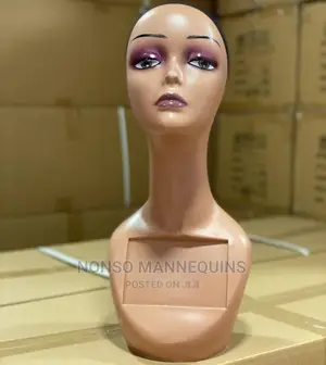 Plastic Mannequin Head for Wigs,Hats Etc
