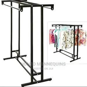 Black Thick Clothing Rack