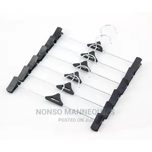 10 Pieces a Pack Black Clip Hangers
