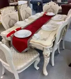 Imported Royal Dinning Table and 6 Chairs
