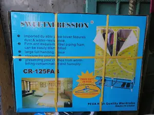 Portable and Foldable Clothes and Shoe Wardrobe