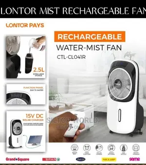 Lontor Rechargeable Mist Fan