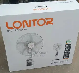 Lontor 18' Rechargeable Mist Water Fan