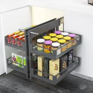 Blind Corner Cabinet Pull Out Basket Organizer