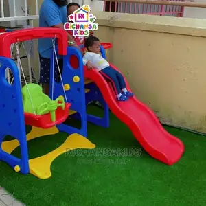 Customized 3 in 1 Quality Kids Playground Set