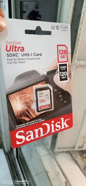 128GB 120mb/S Sandisk Ultra SD Memory Card Class 10