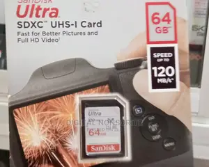 64GB 120mb/S Sandisk Ultra SD Memory Card