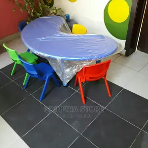 Children Classroom Half-Moon Table (Only Table)