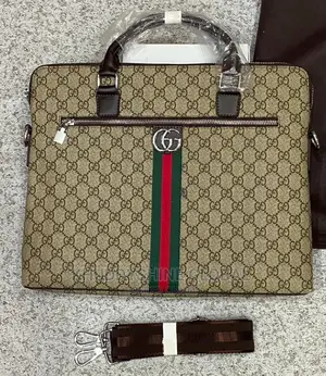 Gucci Supreme Business Messenger Laptop Bag