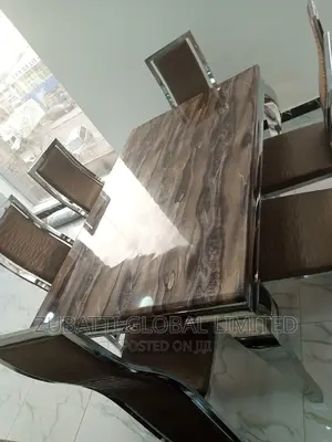 Marble Dining Table Set / Family Dinning Coffee Table Lounge