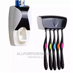 Toothbrush and Toothpaste Holder