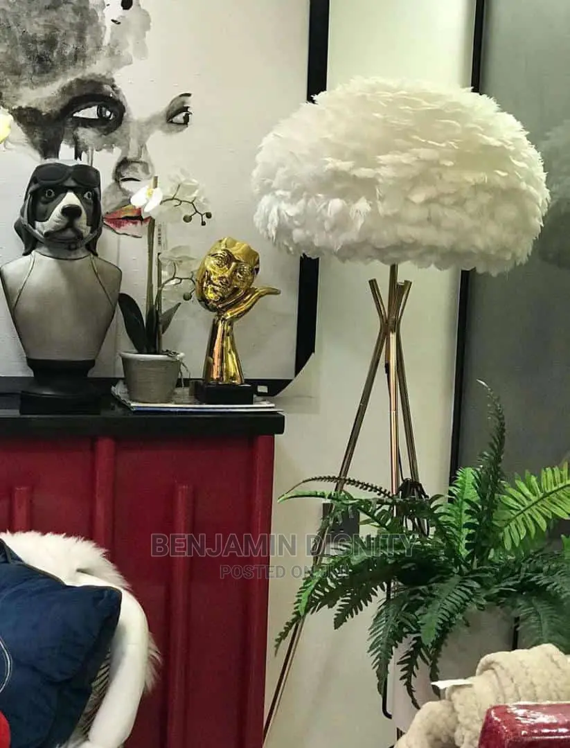 Feathers Standing Side Lamps
