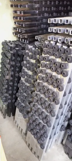 Electric Fence Poles and Materials; Black and Silver