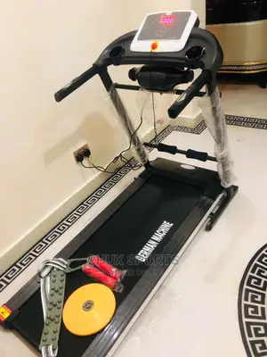 2hp Treadmill With Massager Dumbbell