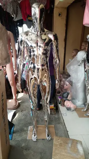Full Silver Male Display Fashion Mannequin