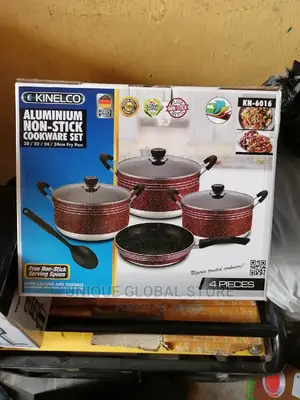 Kinelco Aluminium Non Stick Cookware 4 Pieces