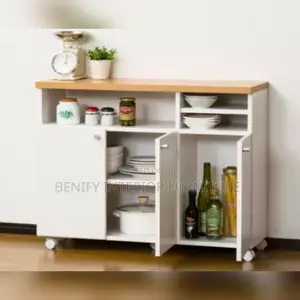 Mobile Kitchen / Office Wooden Cupboard
