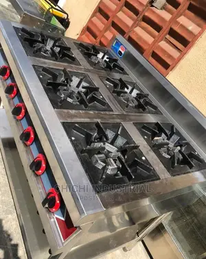 6 Burner Cooker For Industrial Use