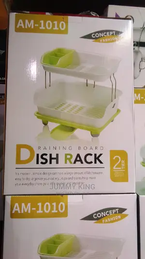 Multipurpose Plastic Plate Rack With Drainer Outlet