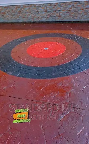 Random Stone Stamp Concrete