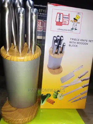 Stainless Steel Kitchen Knie Set Silver