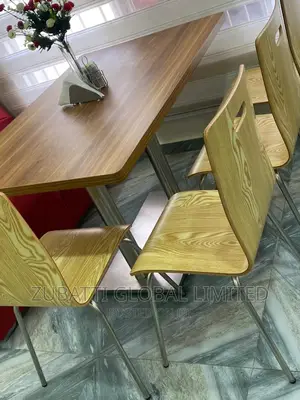 Wooden Table Set / Restaurant Lounge Coffee Dining Table Set