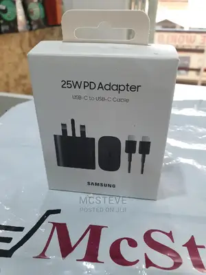Samsung 25W Fast Charger Adapter With Type C Cable Original