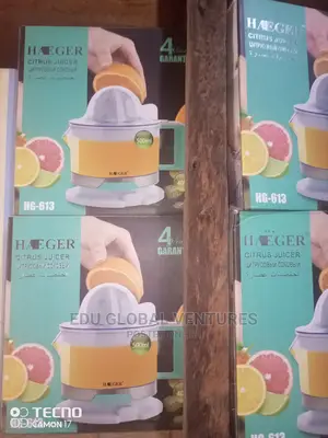Haeger Citrus Juicer HG-613 40watts,500ml Capacity.