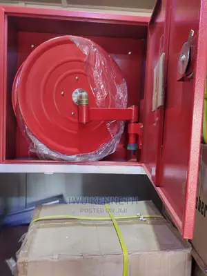 Fire Extinguisher Hose Real With Cabinet
