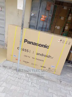 Original Panasonic TV 75" LED Smart Android Netflix Youtube