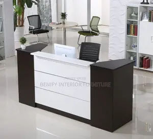 Receptionist / Clerk Office Table With Mobile Drawer