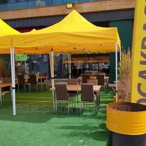 Gazebo Foldable Canopy Tent Yellow Colour