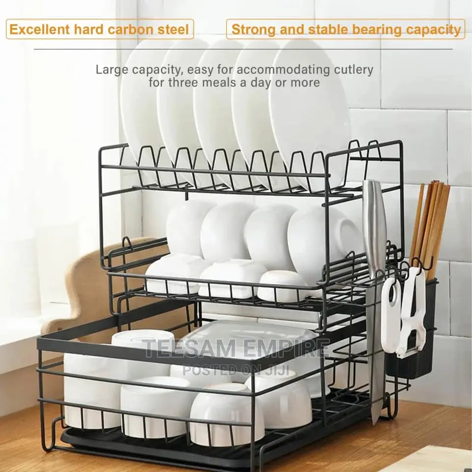 3 Step Plate Rack