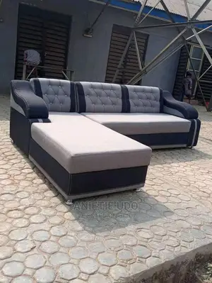 Beautiful Fabric L Shaped Chair