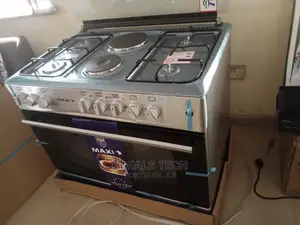 Maxi Free Standing Gas Cooker- MAXI 60x90 4+2 INOX
