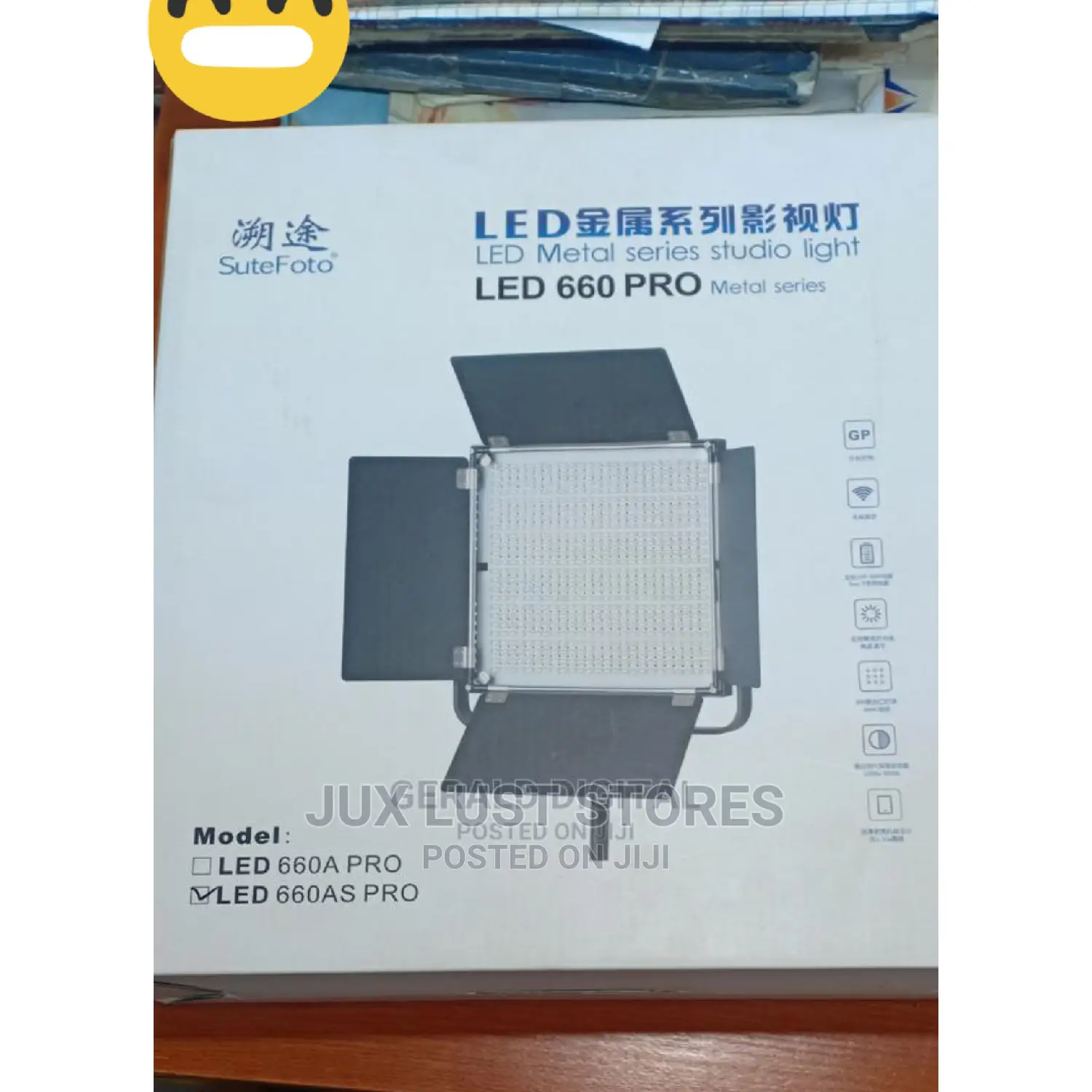 Studio Camera Light Led 660 With Stand (And Battery)