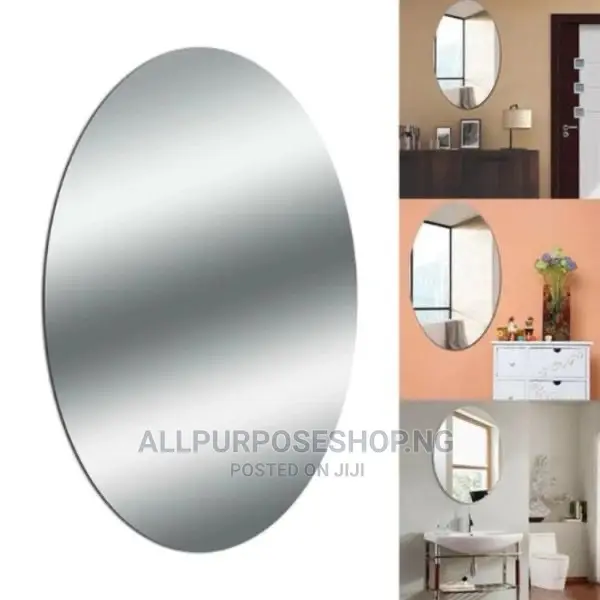 Oval Stick Mirror