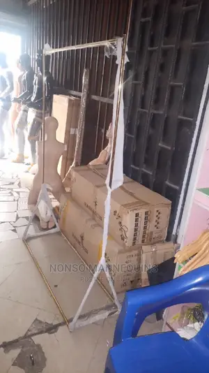 Very Thick and Strong Gold Imported Cloth Rack Stand
