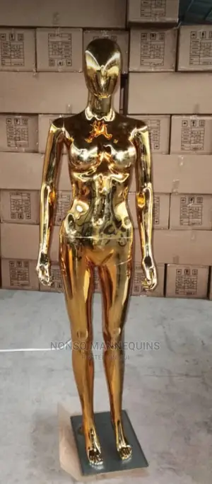 Size 8 Gold Body Display Female Mannequins