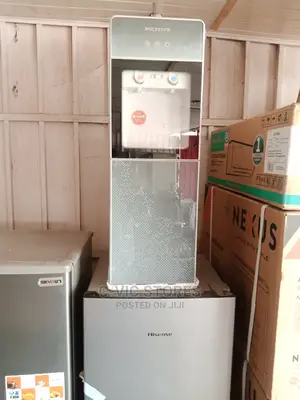 Polystar Water Dispenser With Hot/Cold and Fridge,.