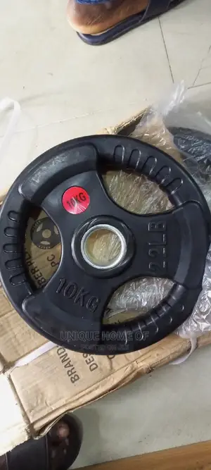 A Pair of 10kg Olympic Weight Plates