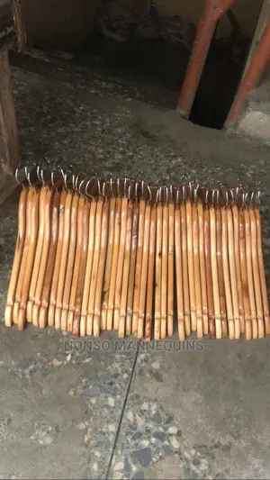 A Pack of High Quality Wooden Hangers