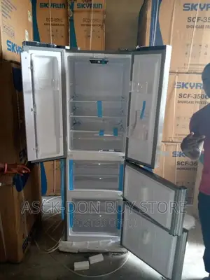 Sykrun Side by Side Refrigerator With Freezer Unit Under