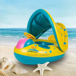 Arshiner Children Sunshade Swimming Inflatable Boat