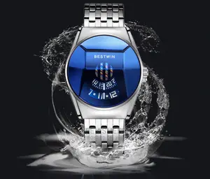 Bestwin Men's Led Wristwatch - Silver
