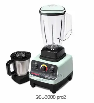 Qasa 1200w High Power Blender Grinder 2 Cups Doublejars